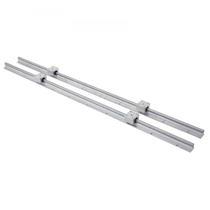 Rail linéaire SBR12-1000mm Glissière linéaire 38mm avec 4 blocs de roulement SBR12UU