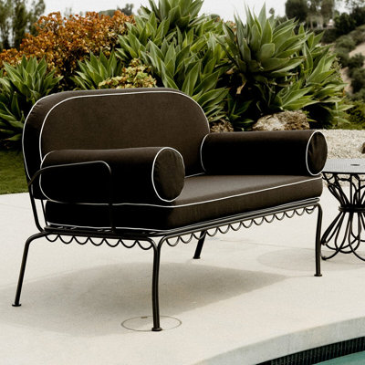 Al Fresco Love Seat Slip Cover Set