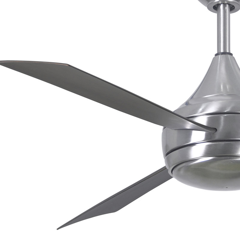 Donaire 52'' Ceiling Fan with LED Lights, Brushed Stainless, Brushed Bronze