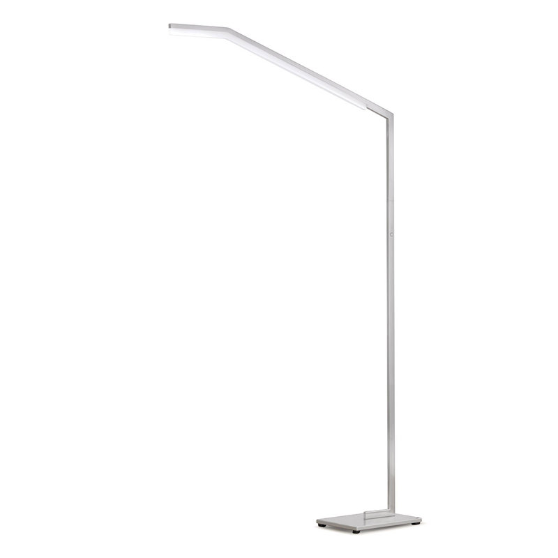 Alfretta 78'' LED Task Floor Lamp, Brushed Nickel