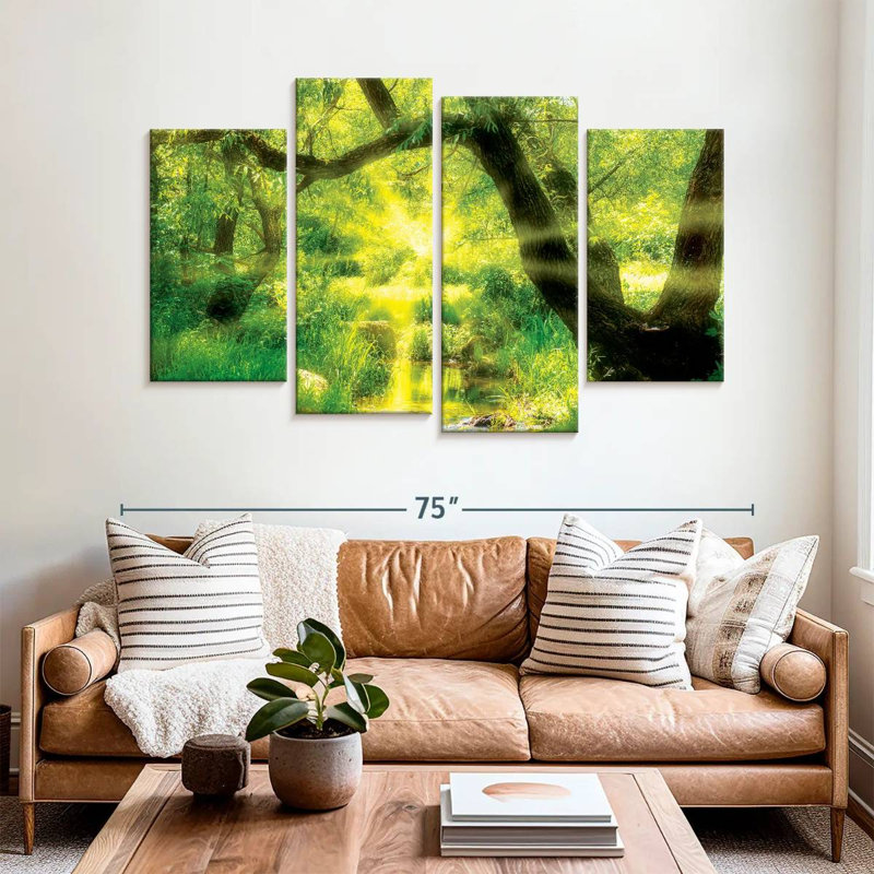 Kerrick Forest Sunburst, 42" H x 68" W