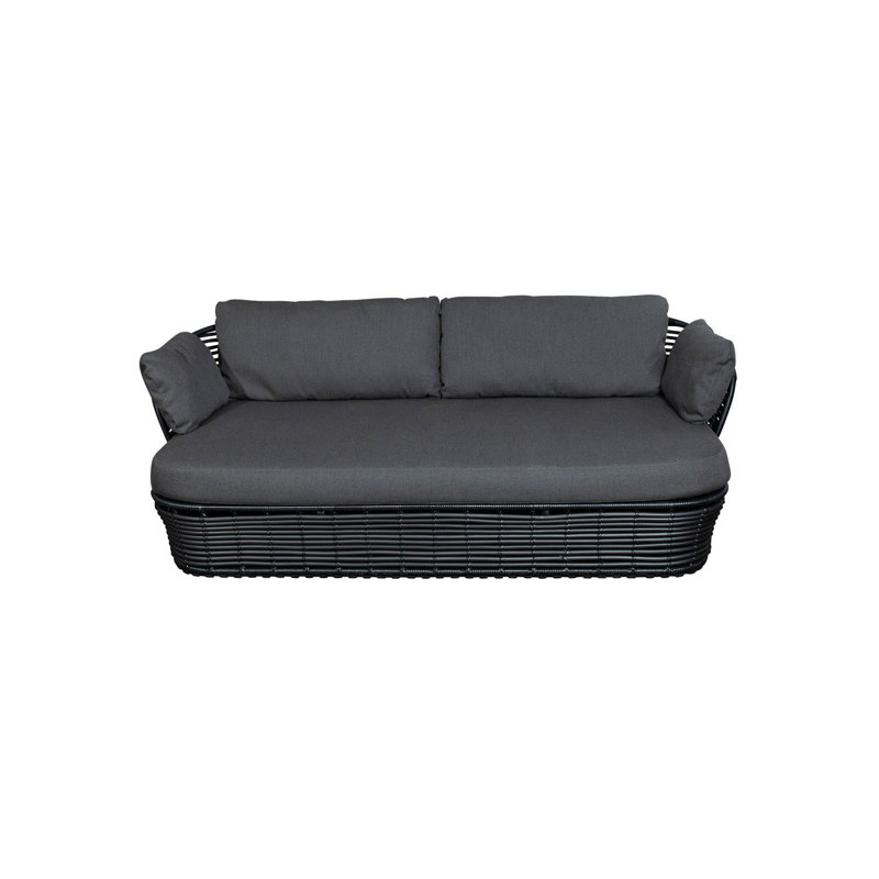 Basket 2-Seater Sofa, Gray