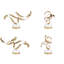 Antique Brass Sculptural Ribbons III