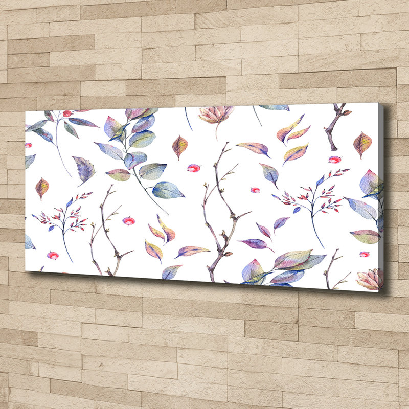 Leaves - Wrapped Canvas Print