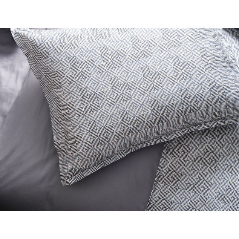 4-Piece Tartan Linen Bedding Set, King