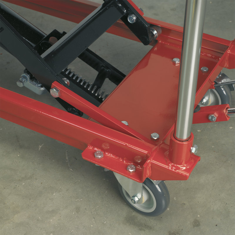Salerna 24cm H x 79cm W x 49cm D 150kg Hydraulic Platform Trolley