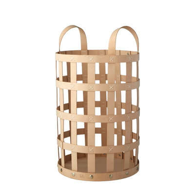 Panier tout en cuir recyclé Pali
