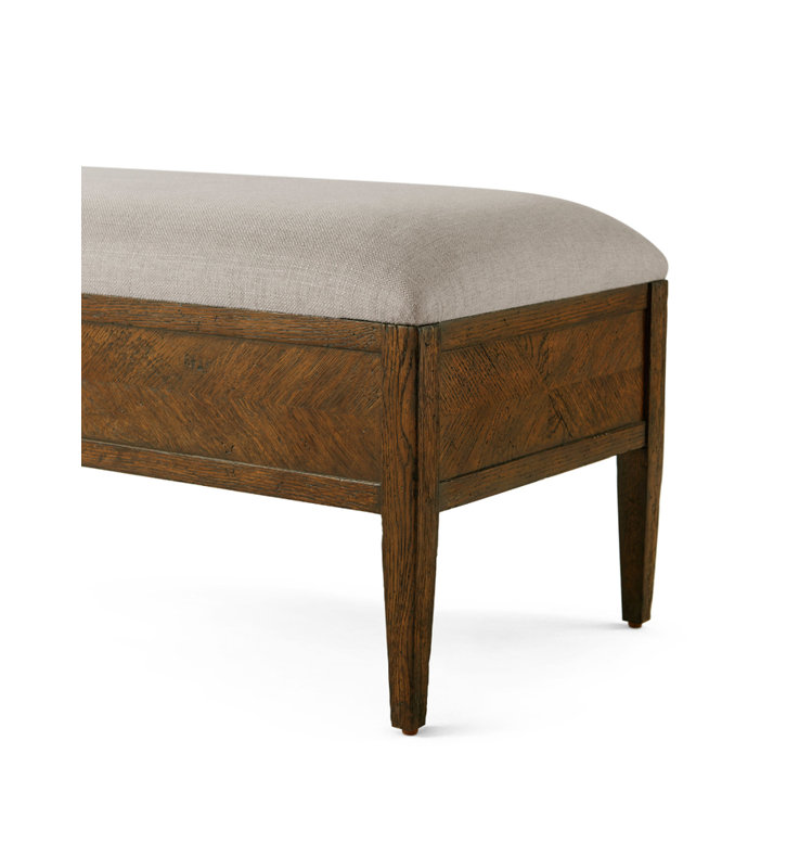 Nova Upholstered Bench, Dusk