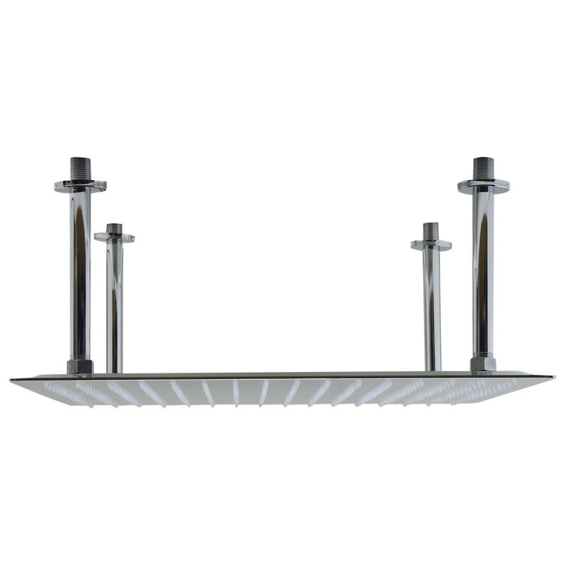 Rain Adjustable Shower Head 1.8 GPM GPM, Solid Polished