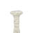 Mango Wood Decorative White Candle Holder Set