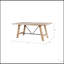 Table de salle à manger en bois massif Sonoma avec charme rustique et fonctionnalité moderne pour les réunions de famille et l'utilisation quotidienne