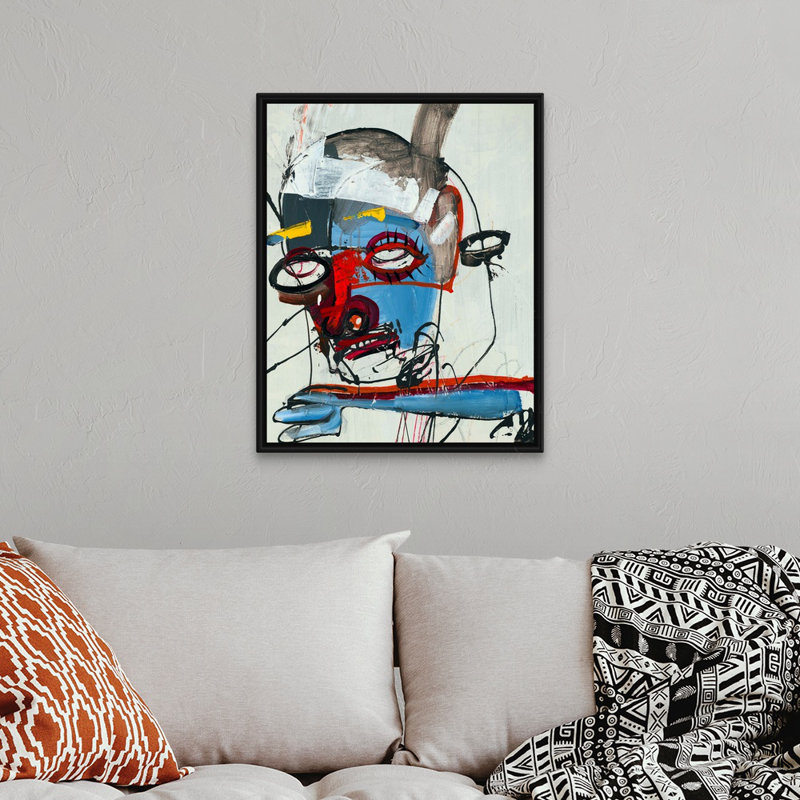 Reproduction d'art sur toile, Cadre flottant noir, H 32 po x l 26 po x P 1,75 po