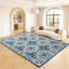 Abstract Machine Printed Shag Area Rug-121706593