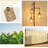 Upgraded Stepless Dimmable Rattan Floor Lamp – Elegant, Customizable Lighting for Any Space