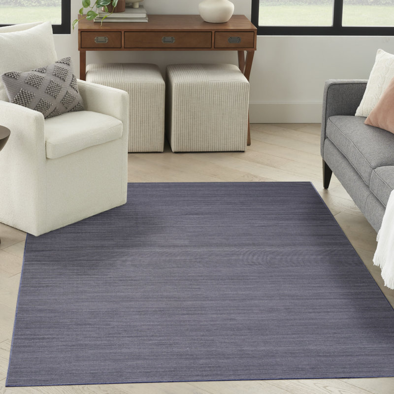 Ivanas Performance Cotton Washable Rug, Rectangle 4' x 6'