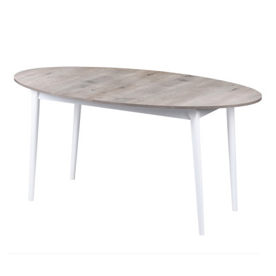 Tambo Oval Solid Wood Base Dining Table