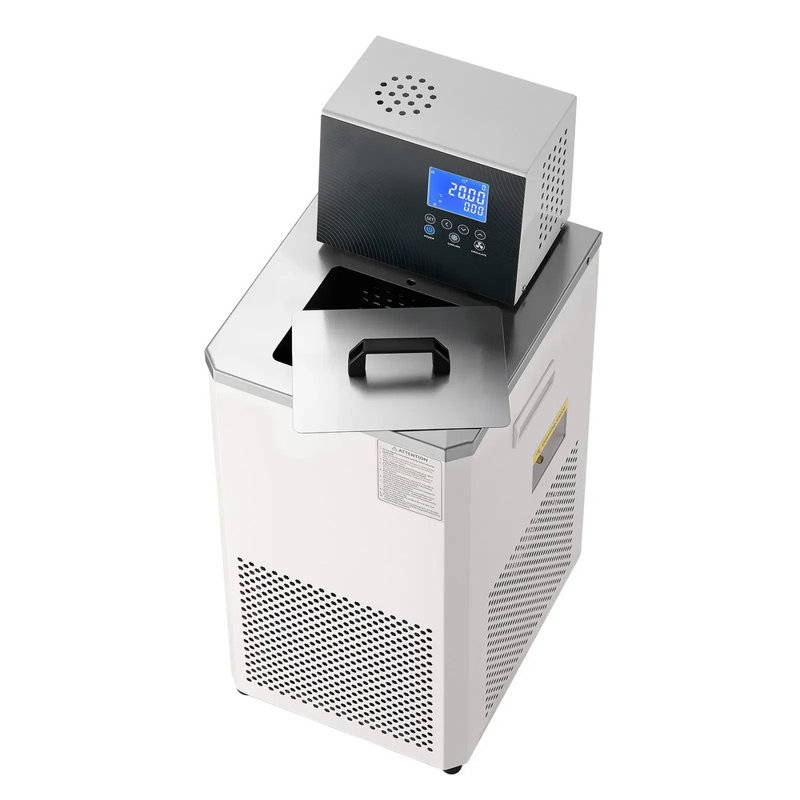 -30 à 100 ° C, circulateur de refroidisseur de laboratoire, double circulation interne et externe de 6 L, refroidisseur de pompe de liquide de refroidissement à basse température, bain d'eau pour refroidisseur à circulation pour laboratoire