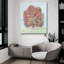 Art mural en verre épique «The Giving Tree» par Kamdon Kreations, 36 po x 36 po-2101440780