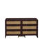 Armoire de coin en rotin 51,18 po-1210441233