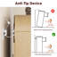 Range-chaussures autoportant en bois - 4 portes et 1 tiroir - Rangement de vestibule moderne avec tablette inférieure ouverte, coins arrondis semi-circulaires, rangement de couloir de grande capacité - couleur bois naturel