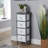 Rilana Fully Assembled 4 Drawer Grey and White Chest Storage Unit