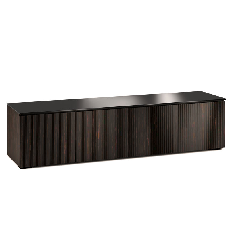 Manhattan 245, Medium Walnut, Matte Taupe, Speaker-Integrated Cabinet - MW/TG