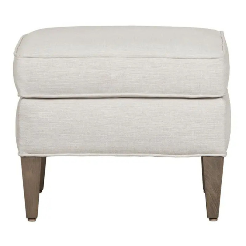 Repose-pieds Halsey 22,25 po Halsey, Noisette, 100% polyester albâtre 3157