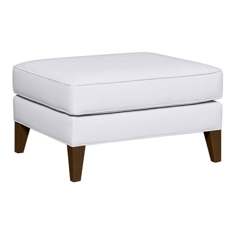 Burlingame Upholstered Ottoman, Havana, Navada Snow
