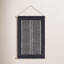 Suspension murale en coton avec tringle incluse