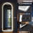 Arched Mirror Full Length With LED Lights,  Full Body Wall Mirror, Lighted Floor Standing Mirror, Hanging Or Leaning W/Dimming 3 Color Lighting, Arch Mirror For Modern Home Decor-96181784