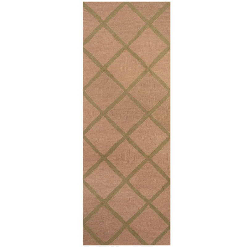 Tapis beige / vert