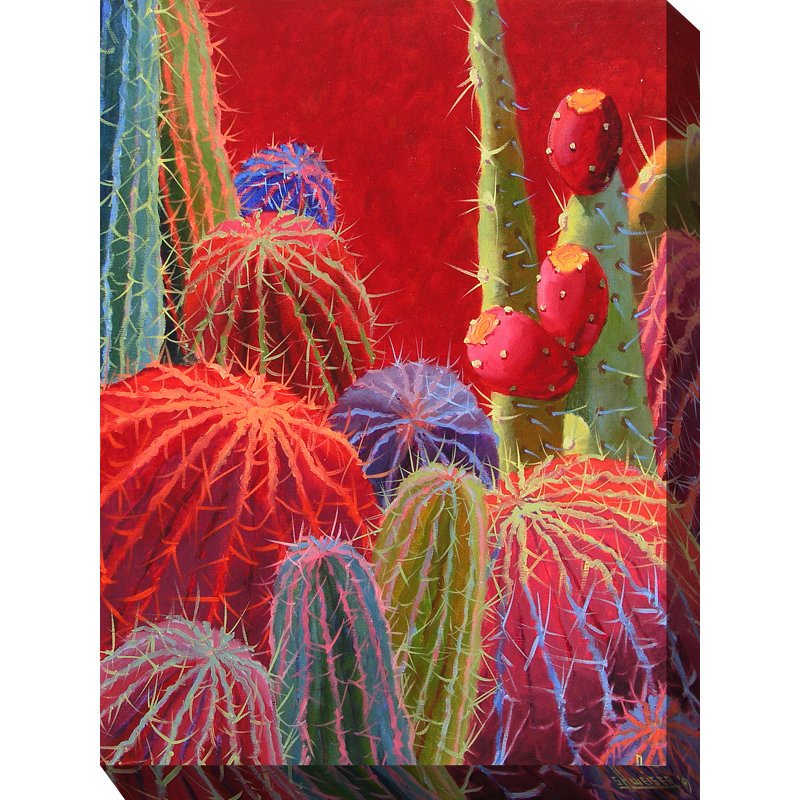 Décoration murale d'extérieur «Barrel Cactus 2»