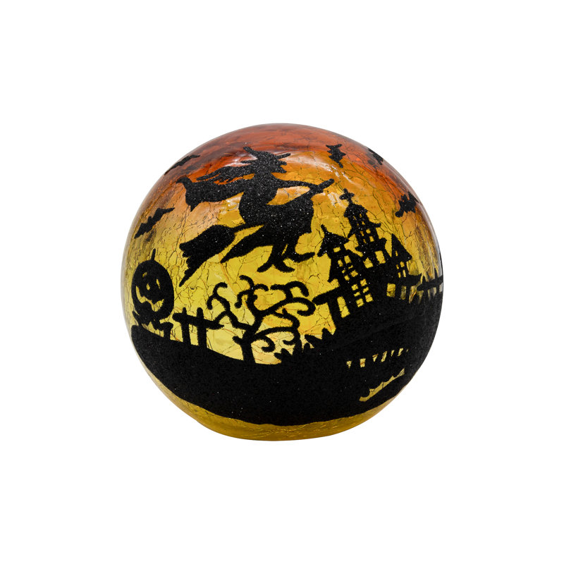 Globe de verre d'Halloween à piles