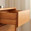 Simple solid wood multi-drawer storage sideboard-129742196