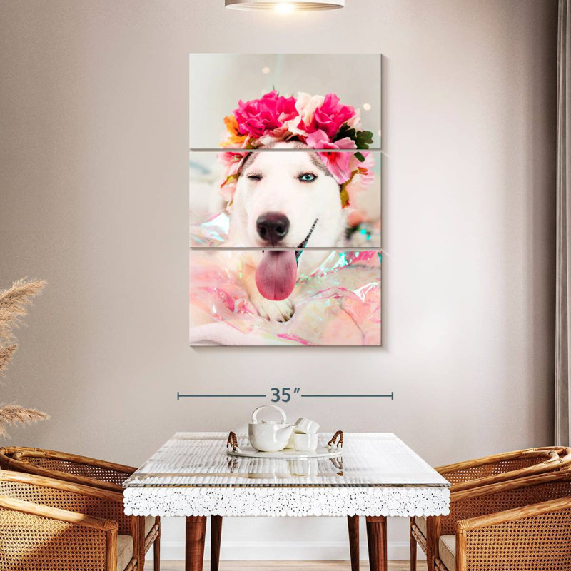 Brampt Cute Husky, 32" H x 20" W