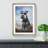 Schnauzer Informel - Single Picture Frame Rectangle Print on Wood-94220245-94220244