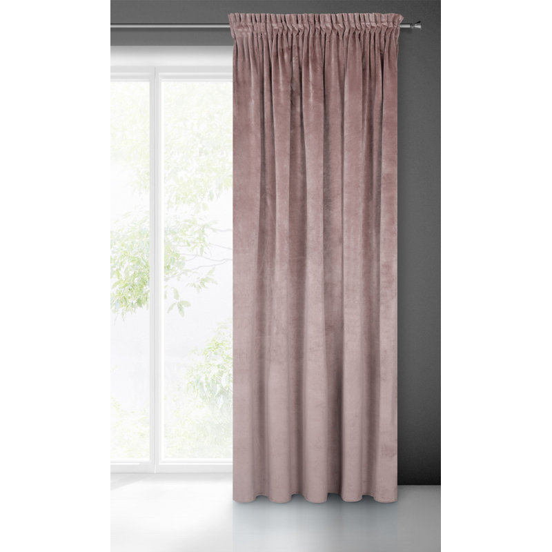Magnusson Semi Sheer Curtains Single Panel, Width 140 x Drop 270 cm, Powder