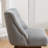 Counter Height Swivel , 26'' Seat Height. Of 2 Gray Upholstered Bar Stools With 360 Rotatable Function. Soft Foam And Steel Spring Filling For Extended Sitting Time. Curved Back Support. Made-127221631