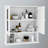 Bathroom Wall Cabinet With Doule Mirror Doors And Shelvs