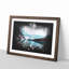 Mountains & Forest By Lake Moraine - Single Picture Frame Print on MDF-56861671-56861672