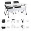 Table de formation et 2 chaises pliantes avec accoudoirs Bush Business Furniture Envision-105356729-105356728