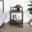 Lugo 45cm W Steel Bedside Table