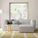 Shonnard 88" Upholstered Modular Sofa and Ottoman