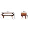 Feumore Solid Wood Four Leg Coffee Table with Storage-1762129573