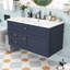 Meuble-lavabo de salle de bain avec lavabo et tiroirs en céramique-688108074