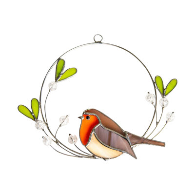 Colorful Bird Ornament Hanging Window Family Window Pendant Decoration