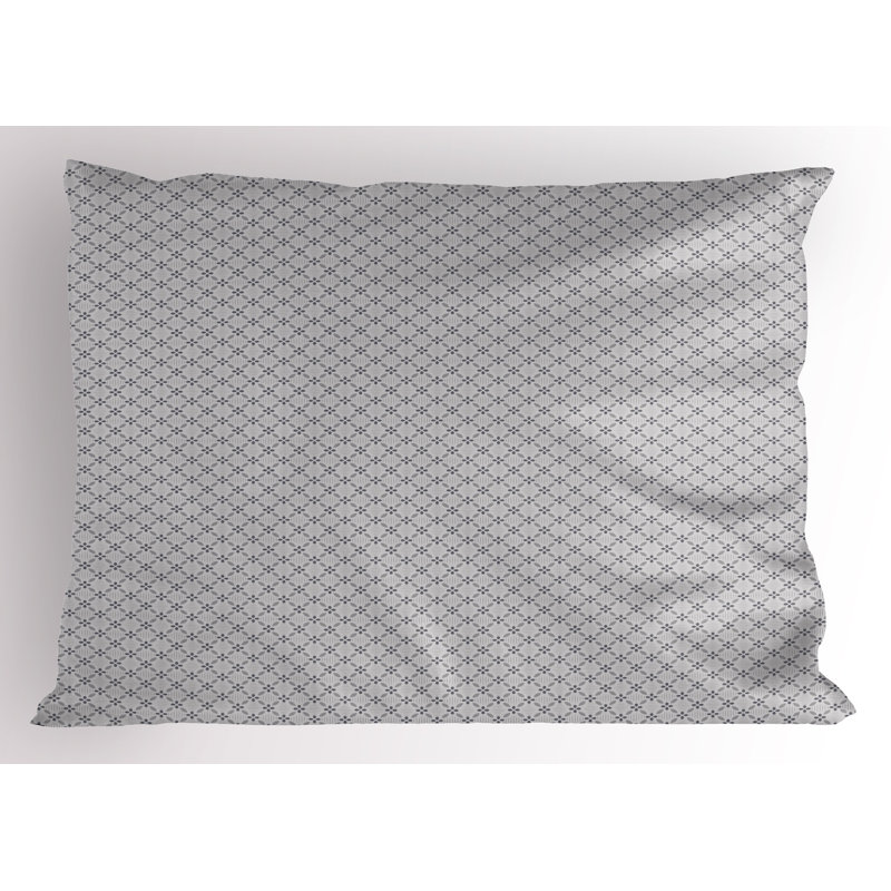 Ensemble de 2 taies décoratives à motif floral abstrait Ambesonne 30 po x 20 po gris anthracite et gris pâle