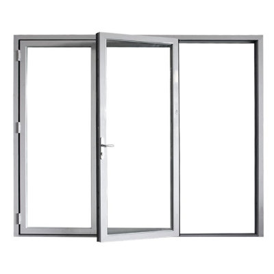 Portes de patio pliantes en aluminium