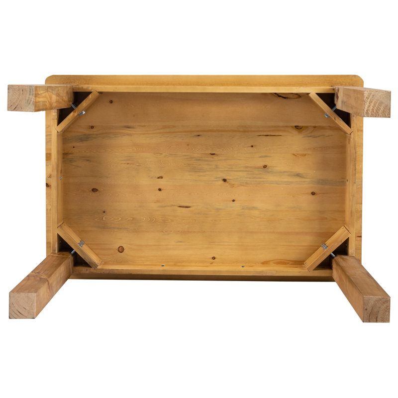 Table de salle à manger Dejon, Naturel clair, L 30 po x L 46 po