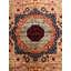 One-of-a-Kind Alcee Hand-Knotted New Age Wool Area Rug in Gold/Beige/Red